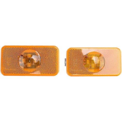 Paire de feux de position latéraux à LED 24 V pour poids lourds - Solution d'éclairage de signalisation et de sécurité (1/4)