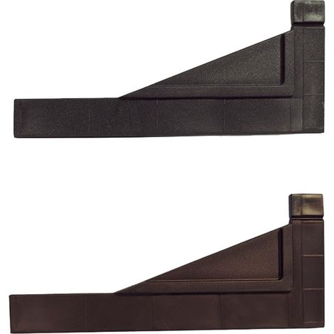 Escuadra para paneles decorativos prefix 6x14 cm oxido nortene