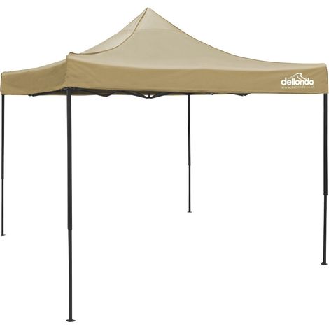 Sealey DG304 Dellonda 3x3m Pop-Up Gazebo Canopy with Water-Resistant Carry Bag, Stakes & Weight Bags - Beige (1/4)