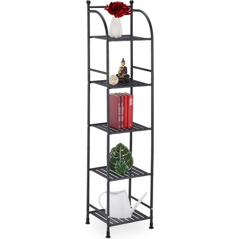 Schmales standregal mit 5 boden 883103
