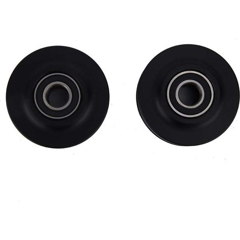 2pcs Portes de Grange Robustes Rail de Roue Porte coulissante matériel de Rouleau Porte Plastique + métal.