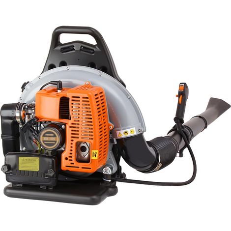 Souffleur à dos à essence 65 CC 2 temps 6800 tr/min pour le nettoyage des feuilles, de la poussière de route, des ordures