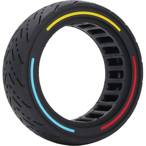 8.5x2.5 Pneu Trottinette Électrique Roue de Remplacement Avant Arrière Sans Crevaison Nid d'Abeille 56mm Multicolore (1/5)