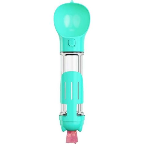 Distributeurs d'eau pour Chiens Boîteille d'eau pour Animaux de Compagnie Boîteille d'eau de Voyage pour Chien Portable avec Contenant de Nourriture Détachable pour Boire et Manger 2-Fei Yu (1/4)