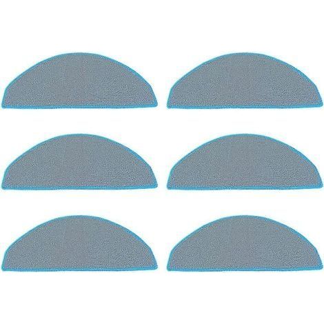 Serpillère robot aspirateur Compatible avec iRobot Roomba Combo Essential Y0140 Y0112, lingettes de rechange lavables en microfibre, lot de 6 (1/5)