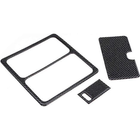 3-teiliges Set Leselampen-Abdeckungen aus Kohlefaser, passend für Nissan 350Z Hardtop (2006–2009)