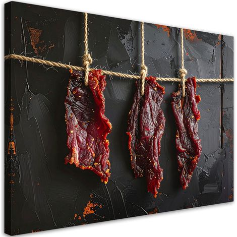 Quadro su tela, Carne secca rossa, 100x70 (1/5)