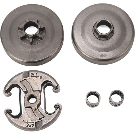Kettensägenkupplungsbaugruppe 0,325 7T, Ersatz-Trommellagersatz für Husqvarna 537291702 455 Rancher 460. (1/5)