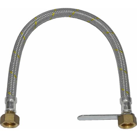 Manichetta flessibile gas inox femmina femmina cm 50