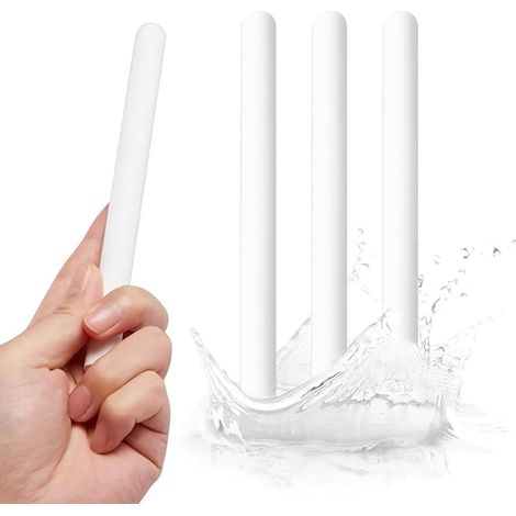 3 Pcs Reusable Diatomite Drying Sticks, Drying Rod, Diatomaceous Earth Sticks for Shoes Toys, Closet, Bathroom and Drawer, White (1/5)