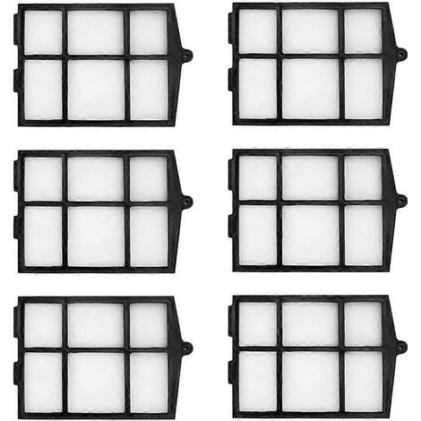 6er-Pack HEPA-Filter für Shark-Staubsauger AV2800ZE, RV2820YE, RV2820ZE, AV2820S, AV2820XEUS, AV2820AE, RV2800AE und RV2800S (1/5)