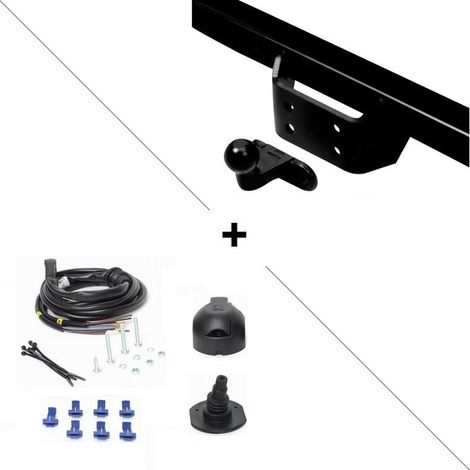 Attelage Ford Transit Connect / Tourneo Connect (07/02-03/09) Standard + faisceau universel 7 broches (1/2)