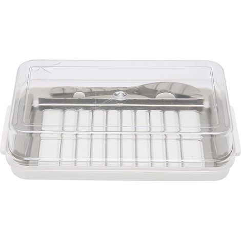 Boîte à beurre en acier inoxydable, récipient de rangement pour (1/5)