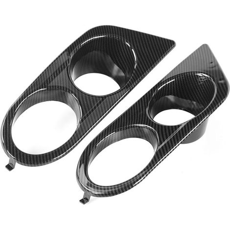 Copertura per fanali antinebbia 2 pezzi, stile fibra di carbonio, compatibile con E46 M3 2001-2006, accessori auto (1/3)