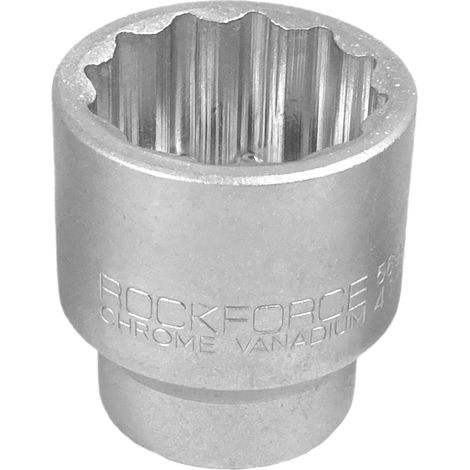 Casquillo de 12 puntas de acero al cromo-vanadio de 3/4" (41 mm) (1/3)