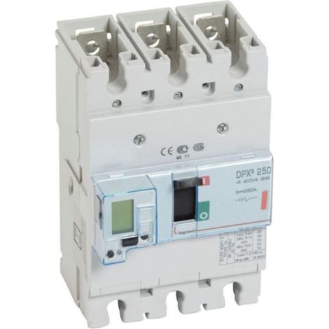 Interruttore elettronico con unità di misura DPX³250  potere di interruzione 36kA 400V - 3P - 250A - LEGRAND - LEG420439