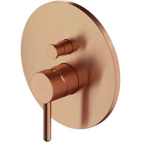 OMNIRES Y - Unterputzarmatur, für 2 Verbraucher, mit Einbaukörper, Kupfer gebürstet Y1235CPB (1/2)