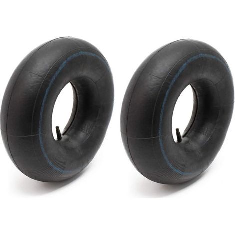 COPPIA 2 CAMERE D'ARIA 4.00/4.50-10 VALVOLA TR13 PER TRATTORINO TOSAERBA GARDEN RUOTE RIMORCHIO CARRELLO TAGLIAERBA MOTOCOLTIVATORE MOTO Ecovelo