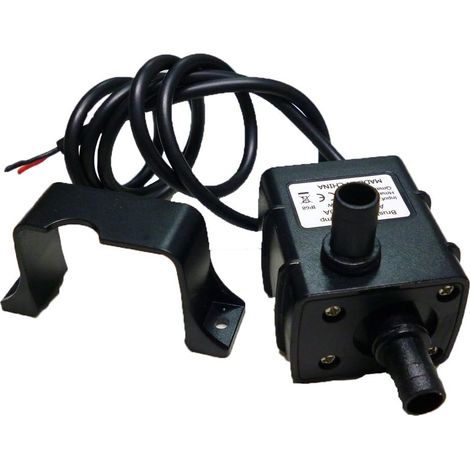 Pompe à huile ultra-silencieuse Mini DC12V sans balais étanche submersible pour fontaine et aquarium, circulation 240 L/h 5 W Hauteur de refoulement 3 mètres 060 (1/5)
