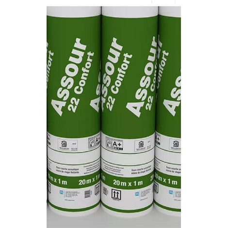 Assour 22 confort (sous couche acoustique) - Dimensions: 1.2x20 m