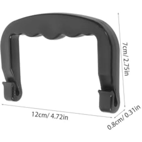 Lot de 4 poignées ergonomiques de rechange en plastique pour cage de chien, chat et animal, faciles à installer (1/5)