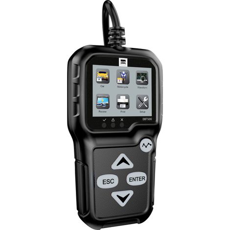 Toolit DBT500 Kfz-Batterietester 6 V, 12 V Batterieprüfung, Kontrolle Lichtmaschine, Ladeüberwachung (1/5)
