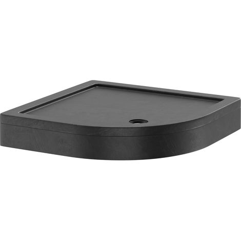 Pearlstone Slate 800mm x 800mm x 40mm Quadrant Shower Tray and Plinth (1/4)