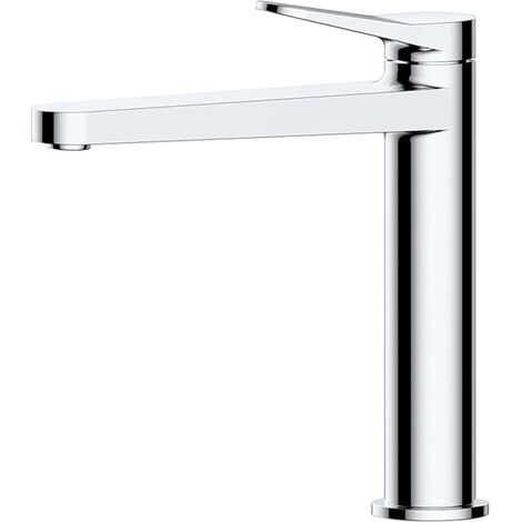 RAK Petit Round Chrome Mid Height Basin Mixer Tap - RAKPER3016C (1/2)