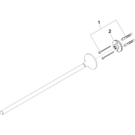 DORNBRACHT 83211809-39 porte-serviettes, 1 pièce VAIA
