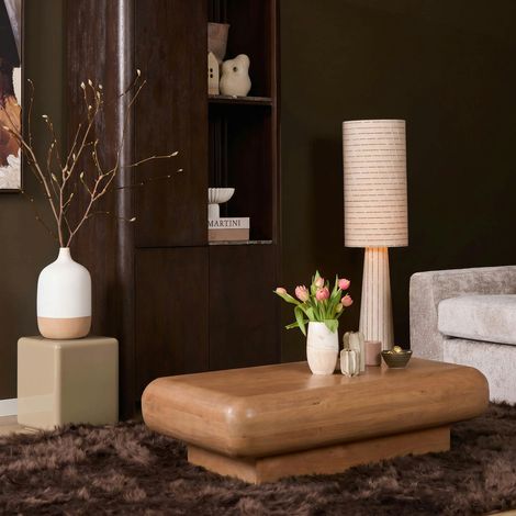 Table basse vintage en manguier naturel ALMA (1/5)