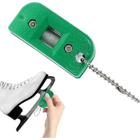 Meule en grès blanc pour affûter les patins de hockey, apprêt pour patins à glace (1/5)