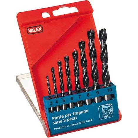 VALEX 1461157 Jeu de 8 forets à bois (1/2)