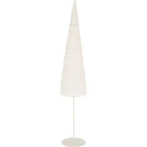 Sapin de Noël sur Socle "Glitter" 85cm Blanc
