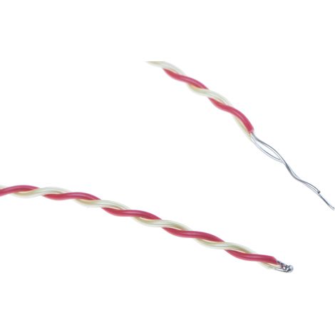Thermocouple type K Ø 1/0.3mm, L 2m, +250°C max à Câble ( Prix pour 1 )