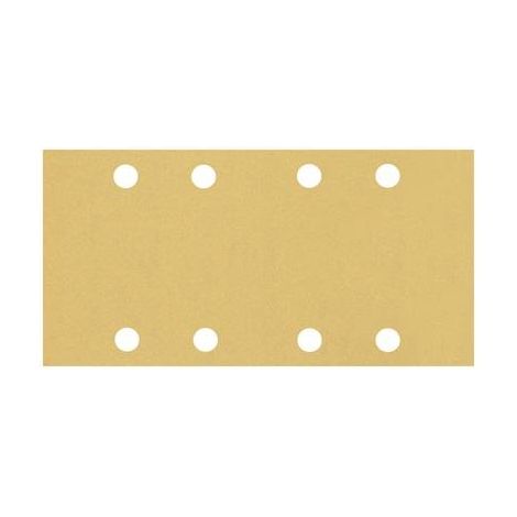 Bosch – Feuille abrasive rectangle 93x186mm grain 120 – Fixation auto-agrippante – Pour ponçage bois dur et peinture – 10 unités – 2608900856 (1/10)