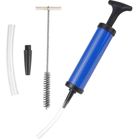 Pompe Manuelle Soufflette Brosse de Nettoyage Perçage Pompe Soufflage Brosse Métallique pour Perceuse Pompe de Forage Manuelle Brosse Cylindrique pour Trou Perçage 4PCS (1/5)