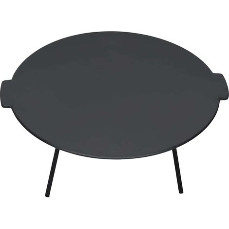 vidaXL Placa de parrilla de hierro fundido Ø44 cm (1/2)
