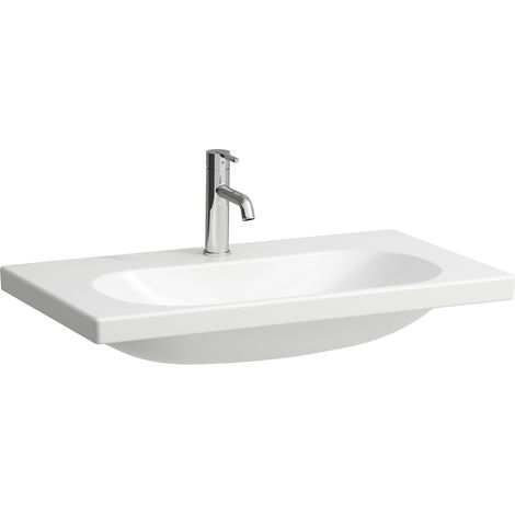 LAUFEN LUA lavabo, 1 agujero para grifo, sin rebosadero, (1/4)