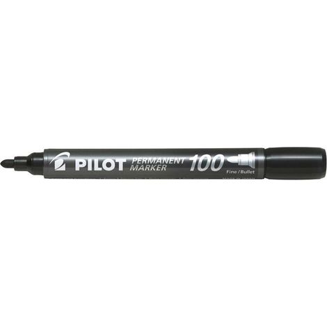 Marcador permanente Pilot SCA-100: ¡Negro perfecto para uso profesional P12: ¡Crea líneas indelebles y detalles nítidos con la máxima precisión