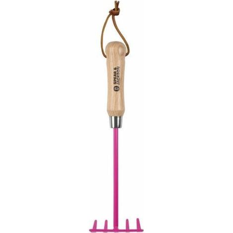 Râteau à fleur manche en bois multicolores Spear And Jackson Rose