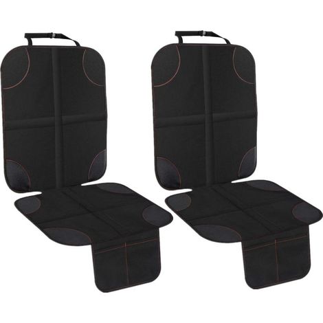 lot de 2 housses de siège de voiture avec rembourrage épais pour sièges de voiture, en cuir ou en tissu (1/5)