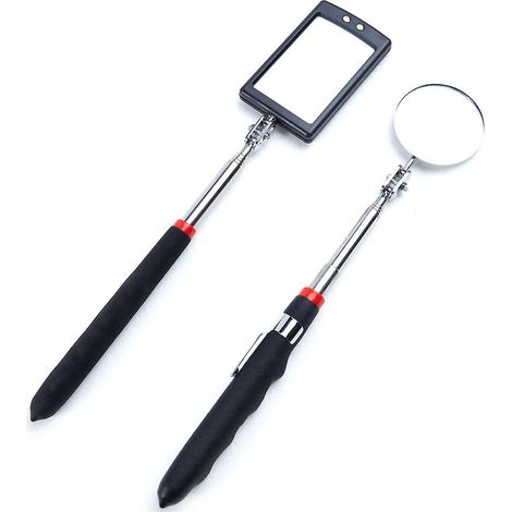miroir Outil, Miroir D'inspection Flexible Et Tlescopique Led Clair, Outil D'extension Pivot 360 Degrs Pour Les Outilleurs Machinistes Inspecte (1/5)