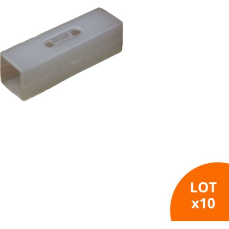 Secury-T – Adaptateur carré tige de porte 7 à 8 mm – 10 adaptateurs ABS – Recoupable – Pour installation dans environnements exigeants (1/4)
