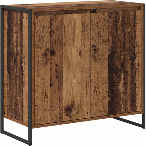Maison Exclusive - Mobile laterale Legno vecchio 79 x 36 x 75 cm Legno multistrato
