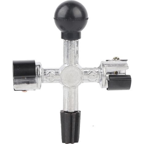 Nettoyeur de bornes de batterie 4 voies, grattoir et outil de nettoyage pour terminaux automobiles (1/5)