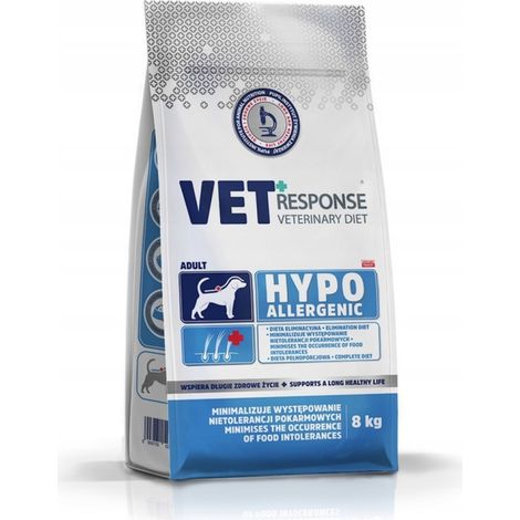 Aliment sec vétérinaire pour chien VET RESPONSE hypoallergénique 8 kg