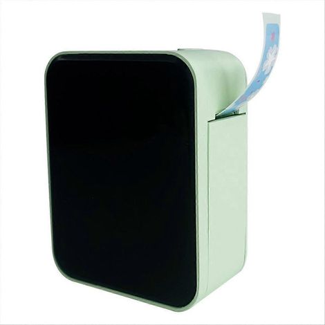 P15 Kabelloser Bluetooth-Thermoetikettendrucker, Mini und tragbar, Etikettendrucker mit Klebefunktion, Schnelldruck, Grün (1/5)