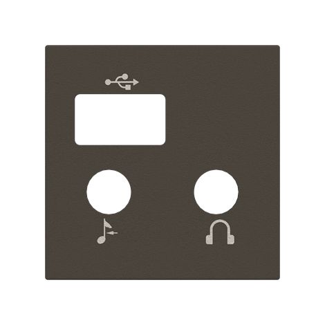 Zenit Enjoliveur Pour Module 9368.3 Anthracite 2CLA226830N1801 ABB N2268.3AN (1/3)