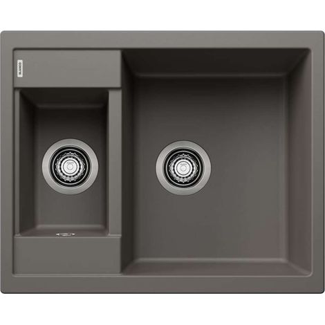 Blanco Metra 6 - Lavello in silgranit, 62x50 cm, con comando remoto dello scarico, grigio 527295 (1/2)
