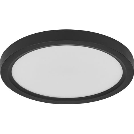 OSRAM Plafonnier LED Orbis Quickfix 195mm, 16W, 3000K Blanc chaud, 1200lm, Click-DIM, Noir, Plastique/Métal